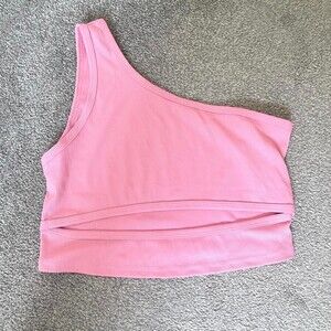 SHEIN Women's Pink Crop-top
